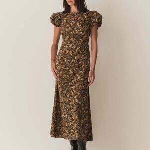 doen brown silk dress Lila | Burgundy Faux Leather Plunge-Neck Maxi Dress With Split